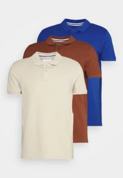 Pier One 3 Pack - Poloshirt - Dark Blue/Brown/Beige 16 Pier One 3 Pack - Poloshirt - Dark Blue/Brown/Beige -Herenkleding Winkel 038a83fac8454865a35c3aa6f3f46e80