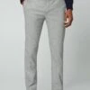 Hackett London Broken Twill Trs - Broek - Light Grey