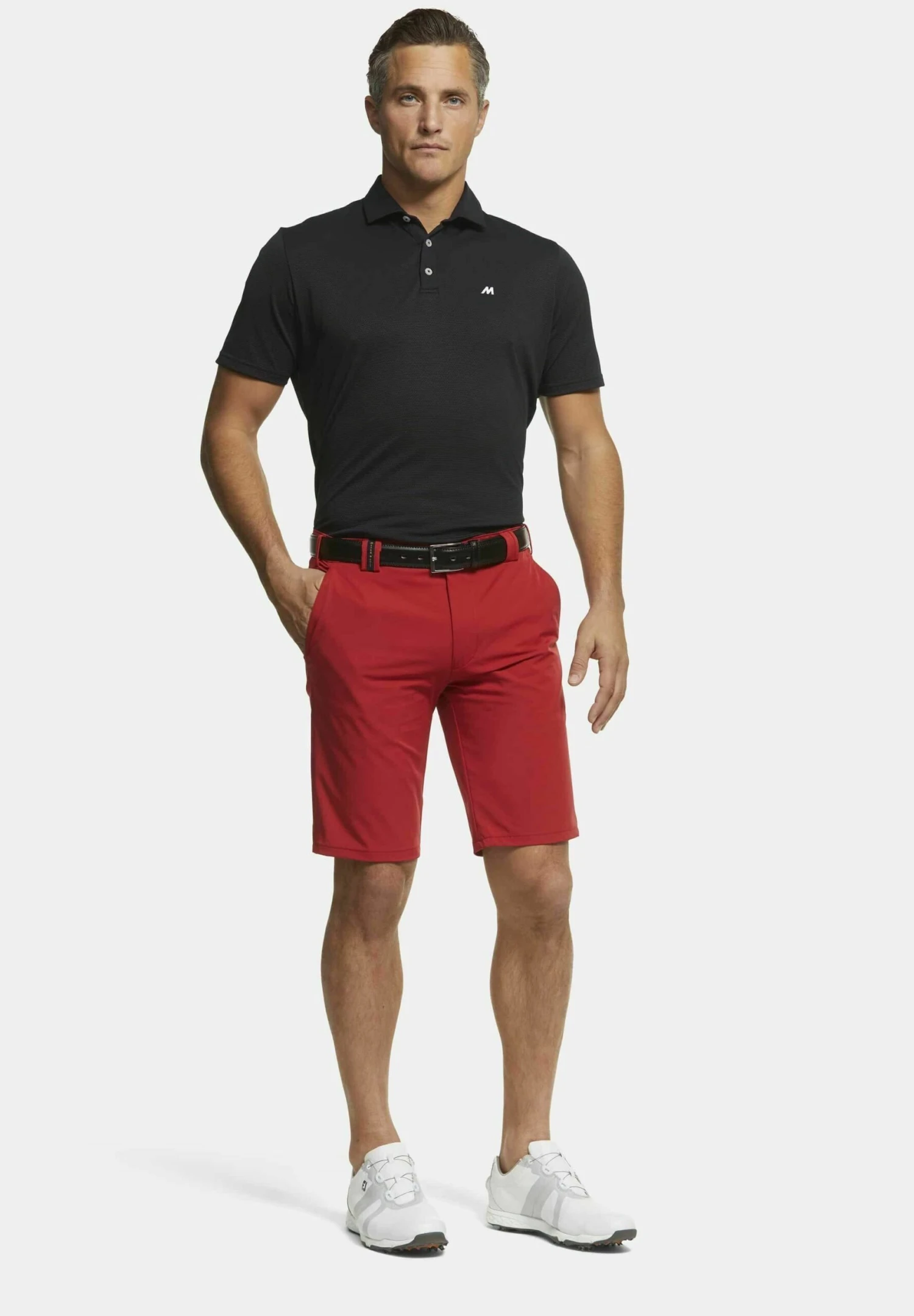Meyer Golf-Bermuda B-St. Andrews - Shorts - Rot 4 Meyer Golf-Bermuda B-St. Andrews - Shorts - Rot - Afbeelding 2