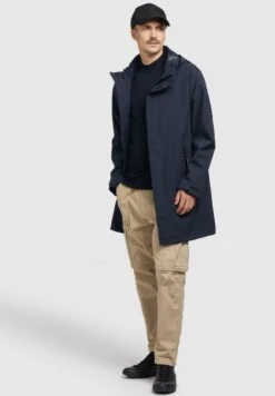 Khujo York - Regenjas - Dunkelblau -Herenkleding Winkel 229ad27656d04cdbbce4472a8104c5ef