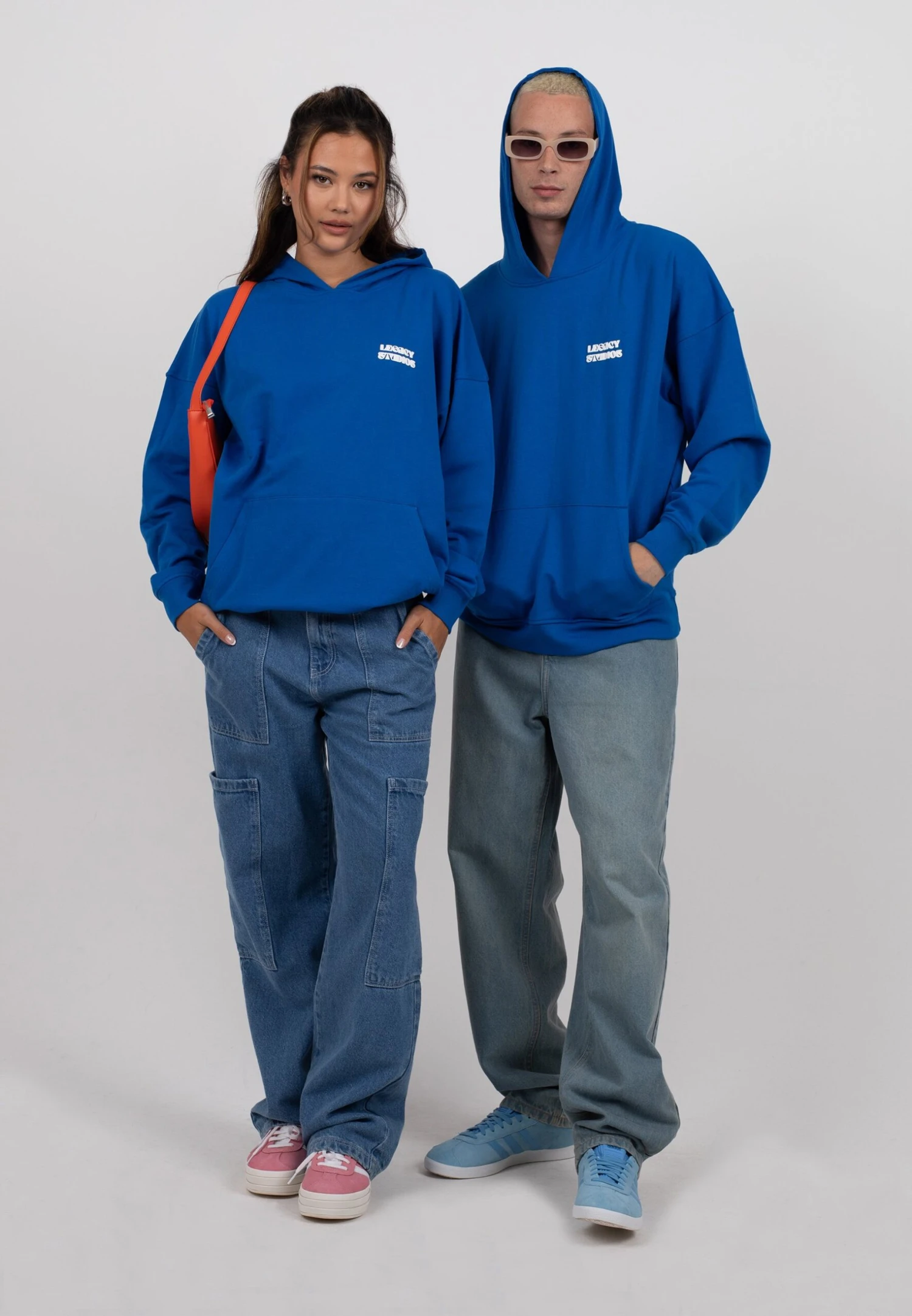 Unisex - Hoodie - Royal Blue 4 Unisex - Hoodie - Royal Blue - Afbeelding 2