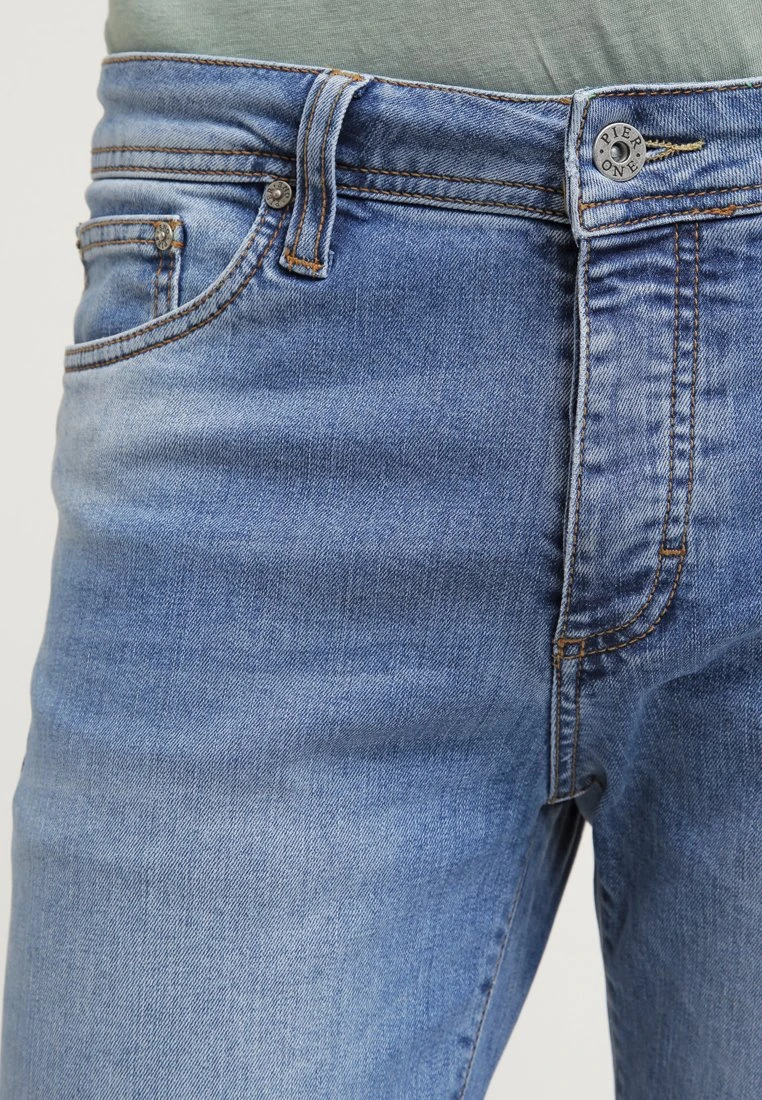 Pier One Slim Fit Jeans - Light Blue Denim 6 Pier One Slim Fit Jeans - Light Blue Denim - Afbeelding 5