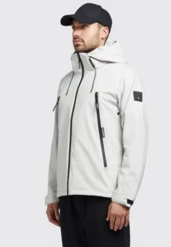 Khujo Adam - Regenjas - Hellgrau -Herenkleding Winkel 36825a6253be408b98cf45ceabbf79ca