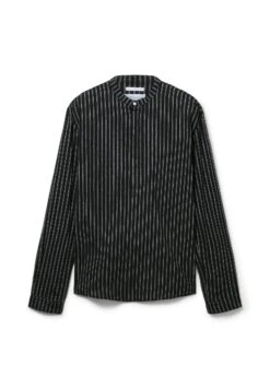 TOM TAILOR Denim Mit Stehkragen - Overhemd - Black Stripe -Herenkleding Winkel 3af43a1e9dd042b9913751bc718fca83