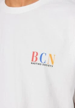 Kaotiko Barcelone - T-Shirt Print - Weiß 7 Kaotiko Barcelone - T-Shirt Print - Weiß -Herenkleding Winkel 3b6961c14e294803b333722f47700b08