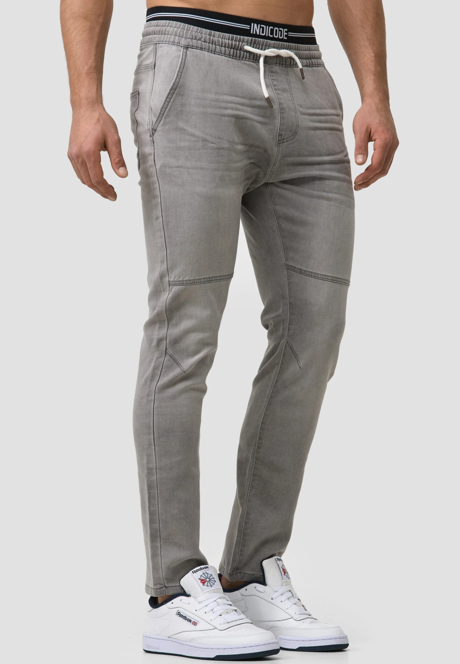 Indicode Jeans Fabrizio - Slim Fit Jeans - Vintage Grey 7 Indicode Jeans Fabrizio - Slim Fit Jeans - Vintage Grey - Afbeelding 5