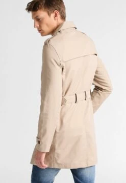 Pier One Trenchcoat - Beige -Herenkleding Winkel 4a5830ef459e4879bff3be04ddad0197