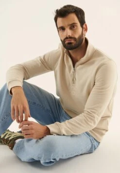 Pier One Sweater - Beige 9 Pier One Sweater - Beige -Herenkleding Winkel 530b49818dab4992a266c680f2528538