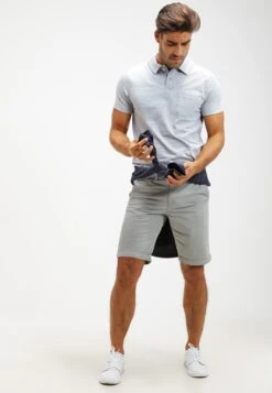 Pier One Poloshirt - Light Blue Melange 8 Pier One Poloshirt - Light Blue Melange -Herenkleding Winkel 5383855db8554a0ca44c149865337c13