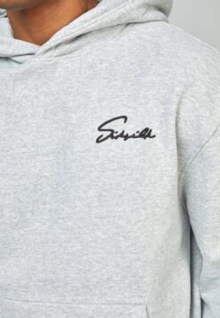 SikSilk Script Embroidery- Hoodie - Grey Marl 10 SikSilk Script Embroidery- Hoodie - Grey Marl -Herenkleding Winkel 5b75a3b19add468cb15ccf9258182333
