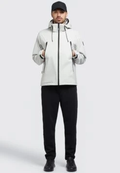 Khujo Adam - Regenjas - Hellgrau -Herenkleding Winkel 5bdac6b28a8b45baab1bf61cb6e79322