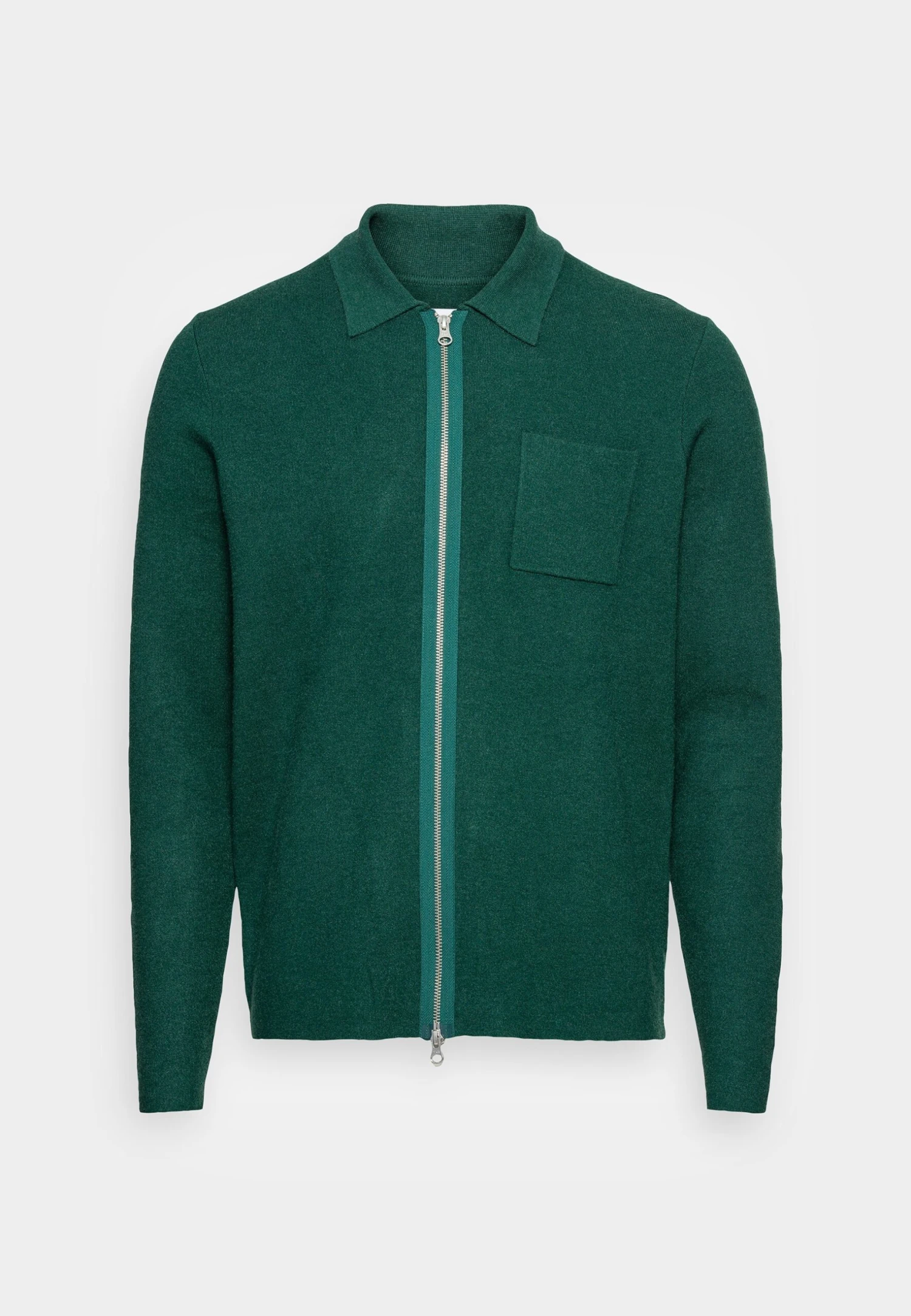 SAMSØE SAMSØE Guna Zip- Vest - Rain Forest 3 SAMSØE SAMSØE Guna Zip- Vest - Rain Forest