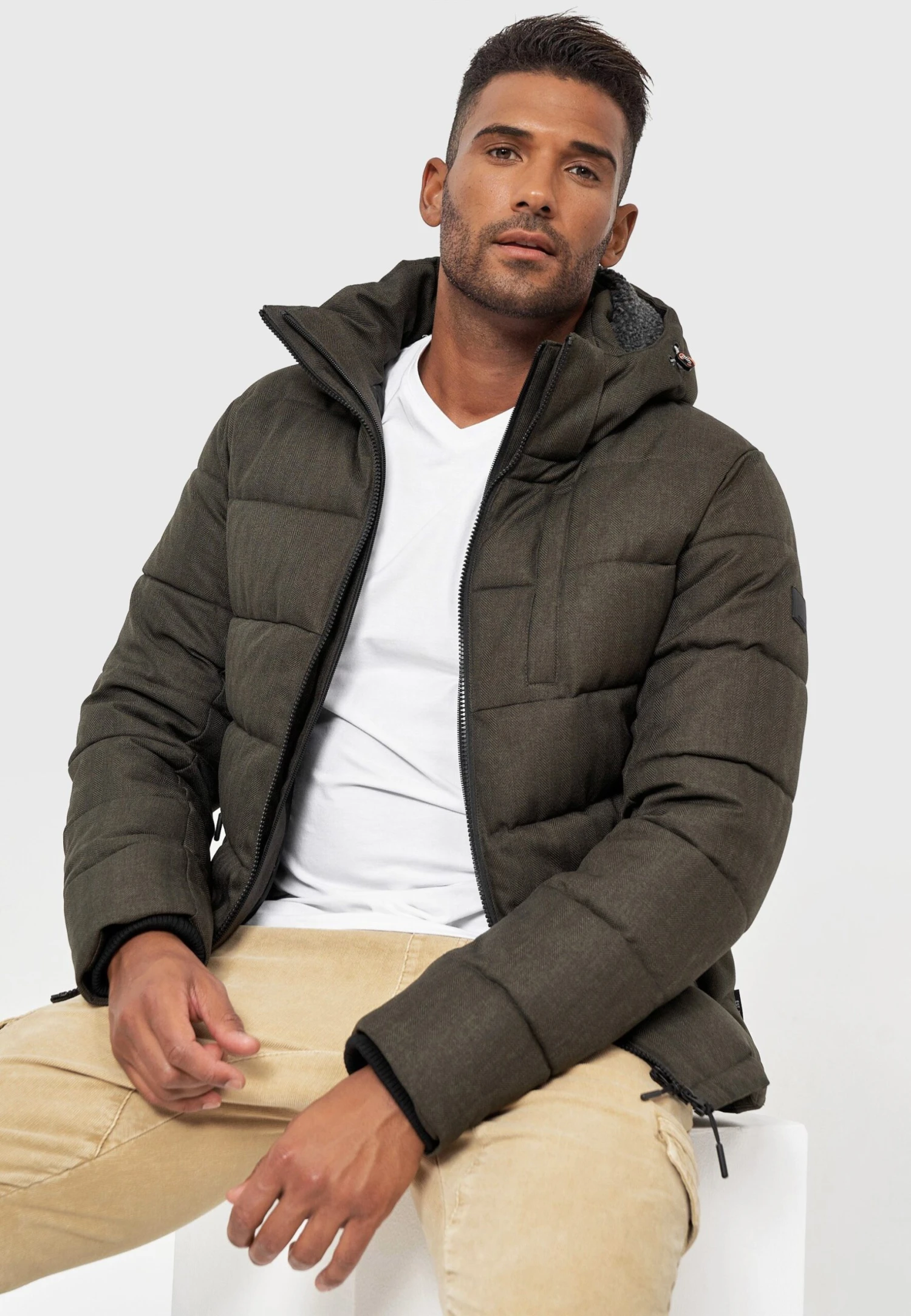 Indicode Jeans Hebert - Winterjas - Army 9 Indicode Jeans Hebert - Winterjas - Army - Afbeelding 7