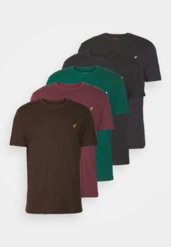 Pier One 5 Pack - T-Shirt Basic - Bordeaux/Dark Green/Dark Blue 19 Pier One 5 Pack - T-Shirt Basic - Bordeaux/Dark Green/Dark Blue -Herenkleding Winkel 695ee0a9459c4064b966a3f795bf7133
