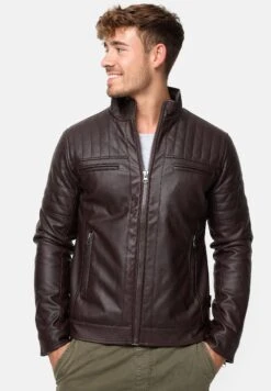 Indicode Jeans Brook - Imitatieleren Jas - Dark Brown 11 Indicode Jeans Brook - Imitatieleren Jas - Dark Brown -Herenkleding Winkel 69876b049d9c4813b7e1a1c6840af91b