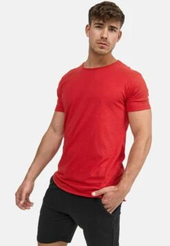 Indicode Jeans Wilbur - T-Shirt Print - Rot