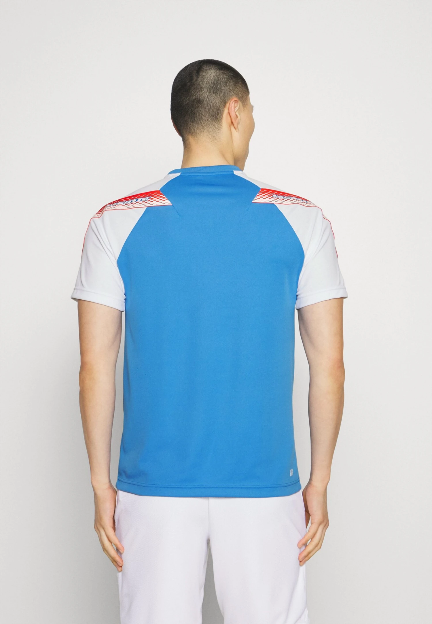 Lacoste Sport Tennis - Sport T-Shirt - Bleu/Blanc 5 Lacoste Sport Tennis - Sport T-Shirt - Bleu/Blanc - Afbeelding 3