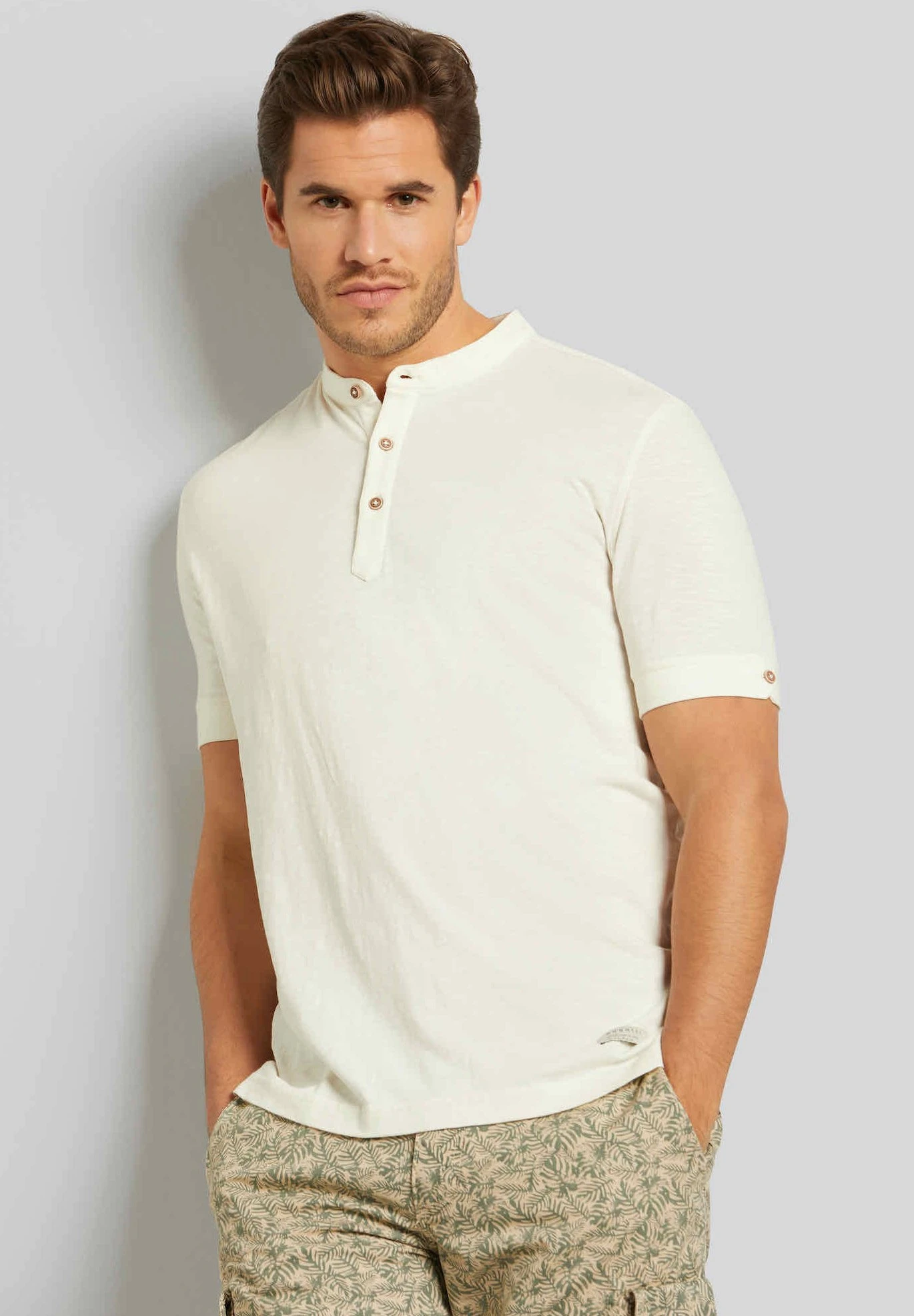 Bugatti Modern Fit - Poloshirt - Ecru 6 Bugatti Modern Fit - Poloshirt - Ecru - Afbeelding 4