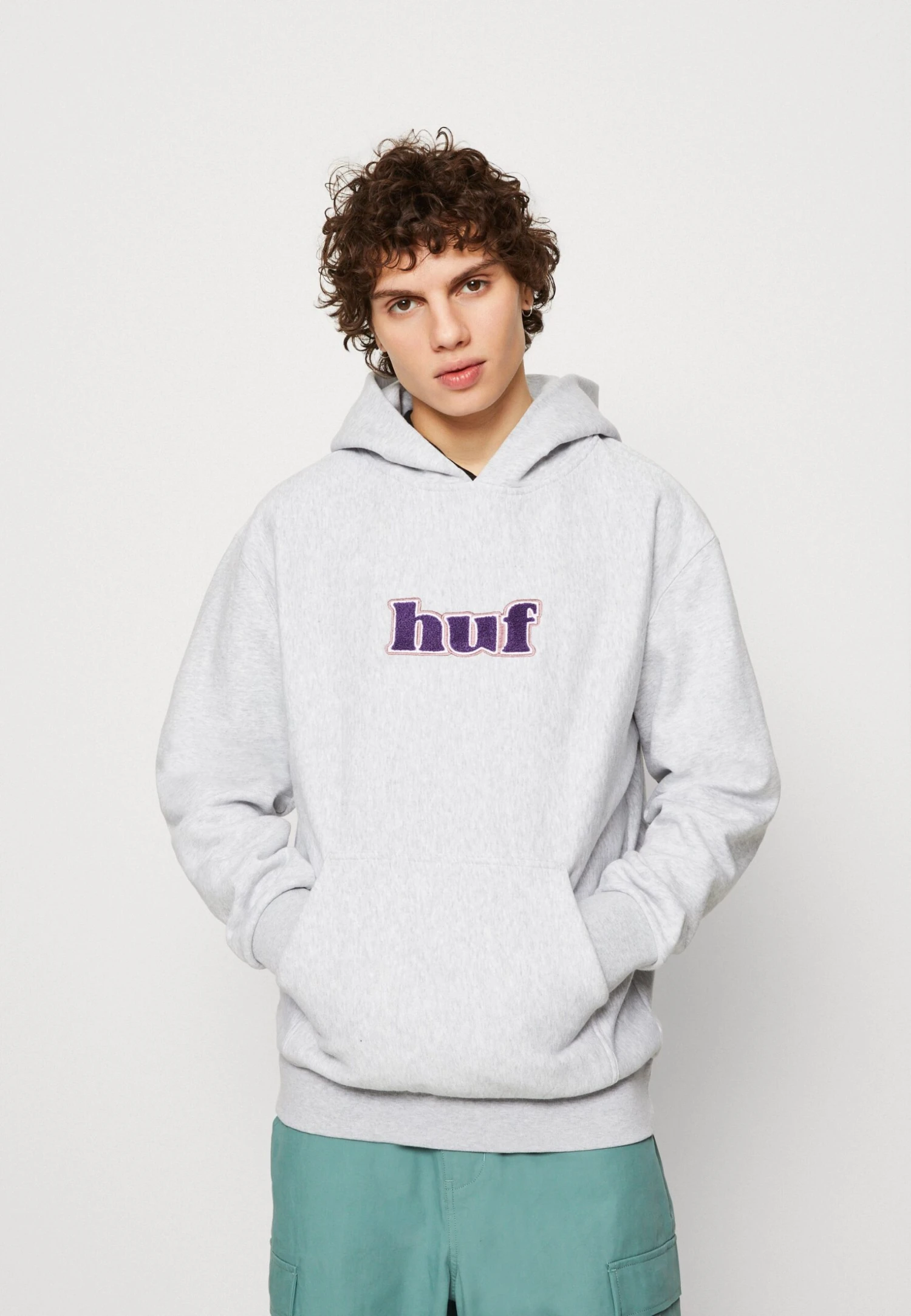 HUF Madison Heavyweight Hoodie Unisex - Hoodie - Heather Grey 3 HUF Madison Heavyweight Hoodie Unisex - Hoodie - Heather Grey