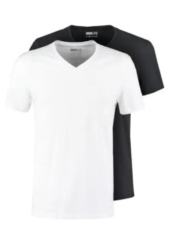 Pier One 2 Pack - T-Shirt Basic - White/Black 13 Pier One 2 Pack - T-Shirt Basic - White/Black -Herenkleding Winkel 7f713aa7d0cf4680ab0acb77eb634838