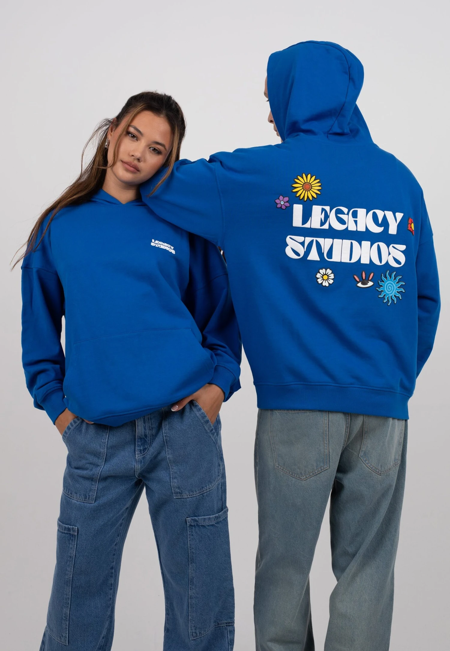 Unisex - Hoodie - Royal Blue 3 Unisex - Hoodie - Royal Blue