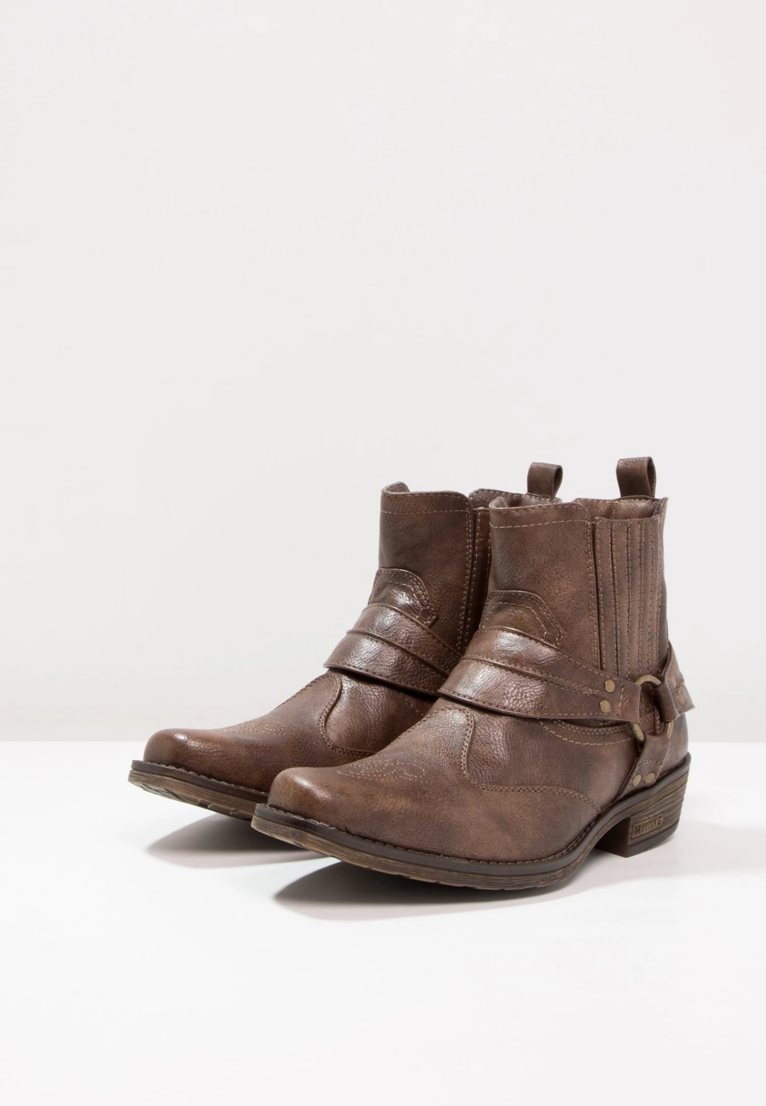 Mustang Cowboy-/Bikerlaarsjes - Braun 5 Mustang Cowboy-/Bikerlaarsjes - Braun - Afbeelding 3