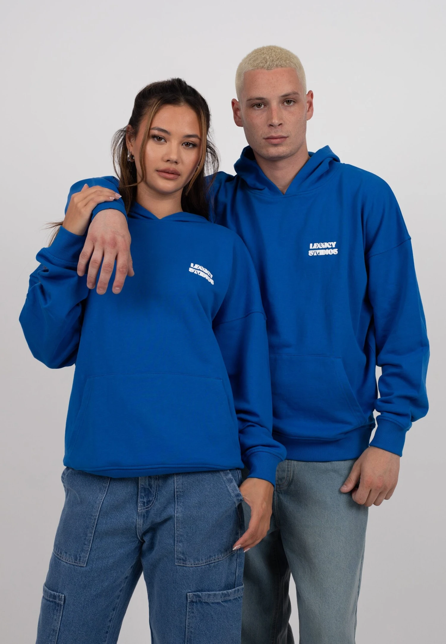Unisex - Hoodie - Royal Blue 5 Unisex - Hoodie - Royal Blue - Afbeelding 3