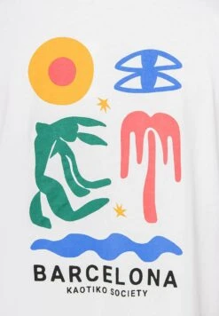 Kaotiko Barcelone - T-Shirt Print - Weiß 9 Kaotiko Barcelone - T-Shirt Print - Weiß -Herenkleding Winkel 929f1f67e081449da39410d5b0e87a5e