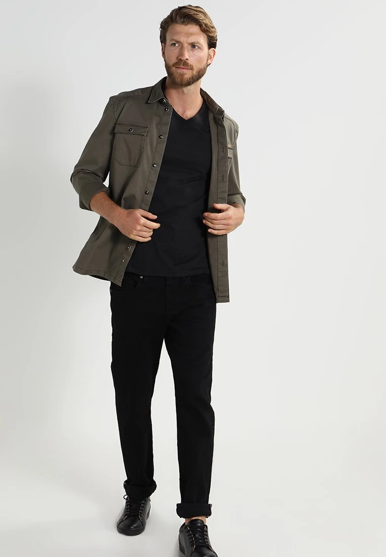 Pier One 2 Pack - T-Shirt Basic - Black 4 Pier One 2 Pack - T-Shirt Basic - Black - Afbeelding 2