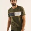 Pier One T-Shirt Print - Olive -Herenkleding Winkel a28190738adc4fe48749914c188ac33e
