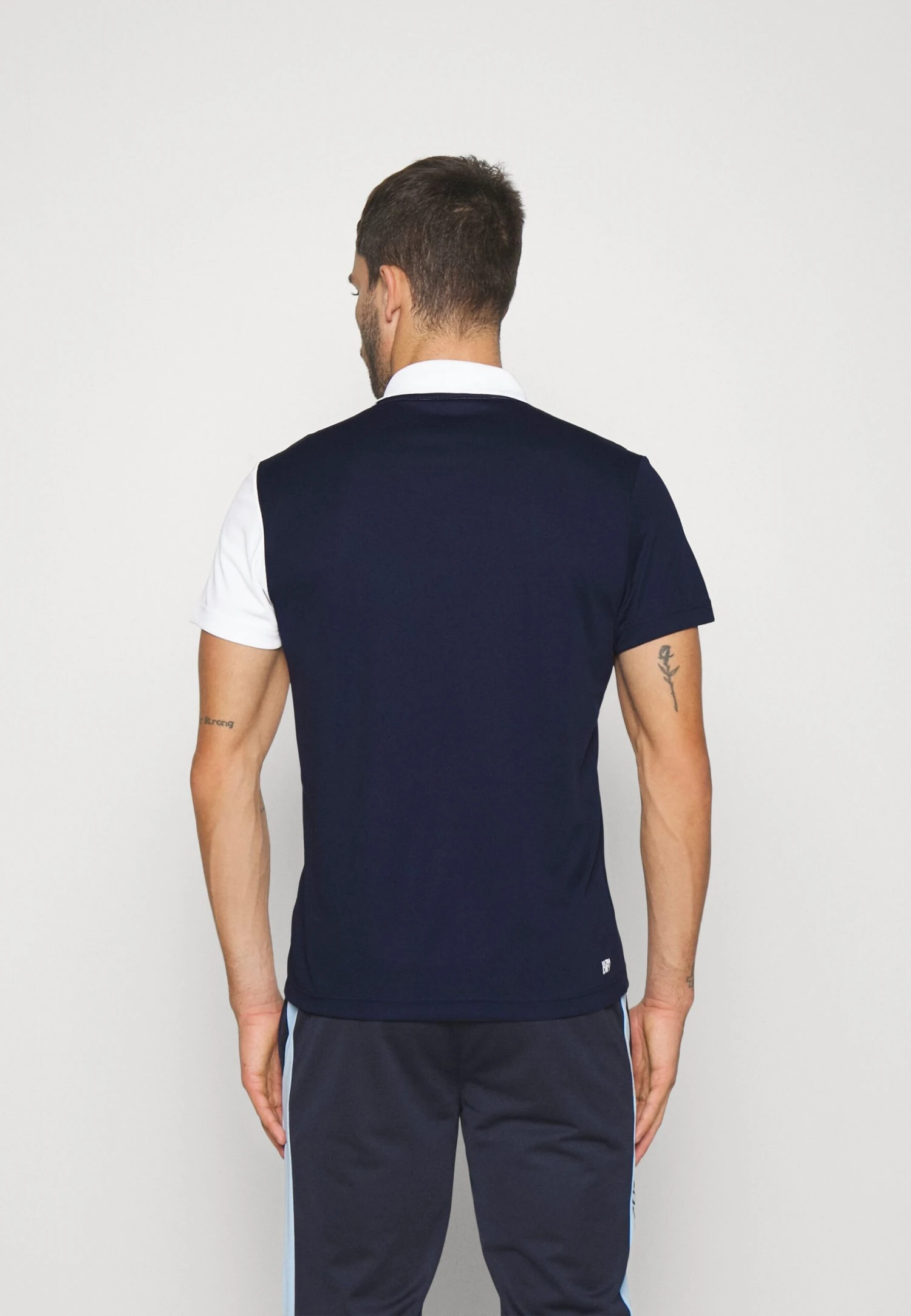 Lacoste Sport Tennis - Poloshirt - White/Navy Blue-Overview 5 Lacoste Sport Tennis - Poloshirt - White/Navy Blue-Overview - Afbeelding 3