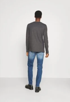 Pier One 2 Pack - Longsleeve - Dark Grey/Black -Herenkleding Winkel a601e52fa7974b079f93b858d4b782ec