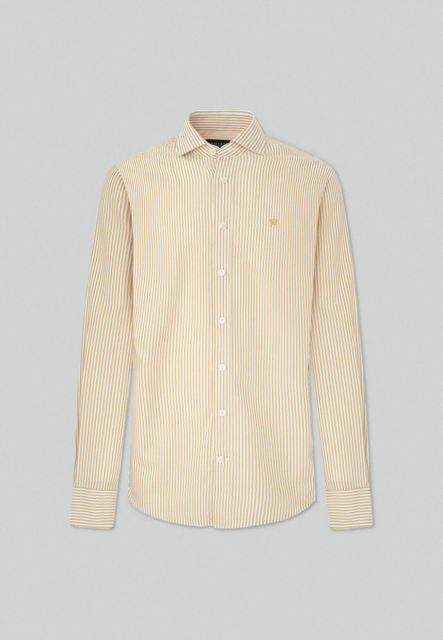 Hackett London Essential Bengal Stripe - Overhemd - White Yelow 8 Hackett London Essential Bengal Stripe - Overhemd - White Yelow - Afbeelding 6