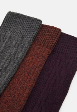 Pier One 3Pack - Sokken - Dark Green/Orange/Bordeaux -Herenkleding Winkel b9c967485bc848ad816e78f1528f2cbc