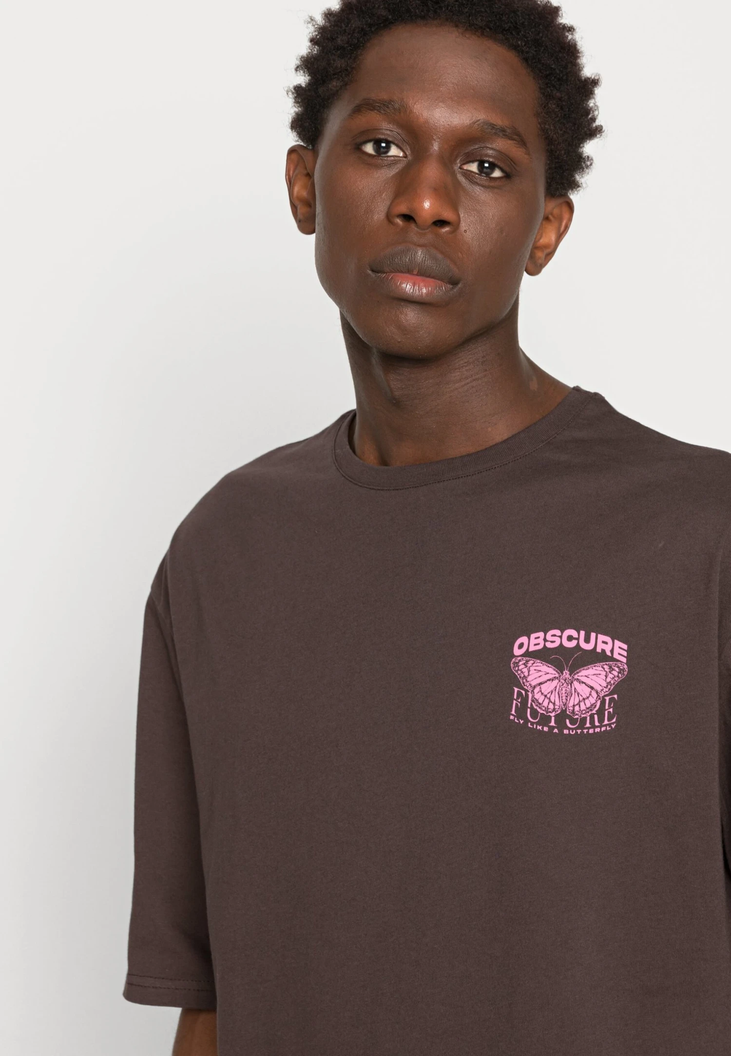 YOURTURN Nostalgia Future Tee Unisex - T-Shirt Print - Brown 7 YOURTURN Nostalgia Future Tee Unisex - T-Shirt Print - Brown - Afbeelding 5