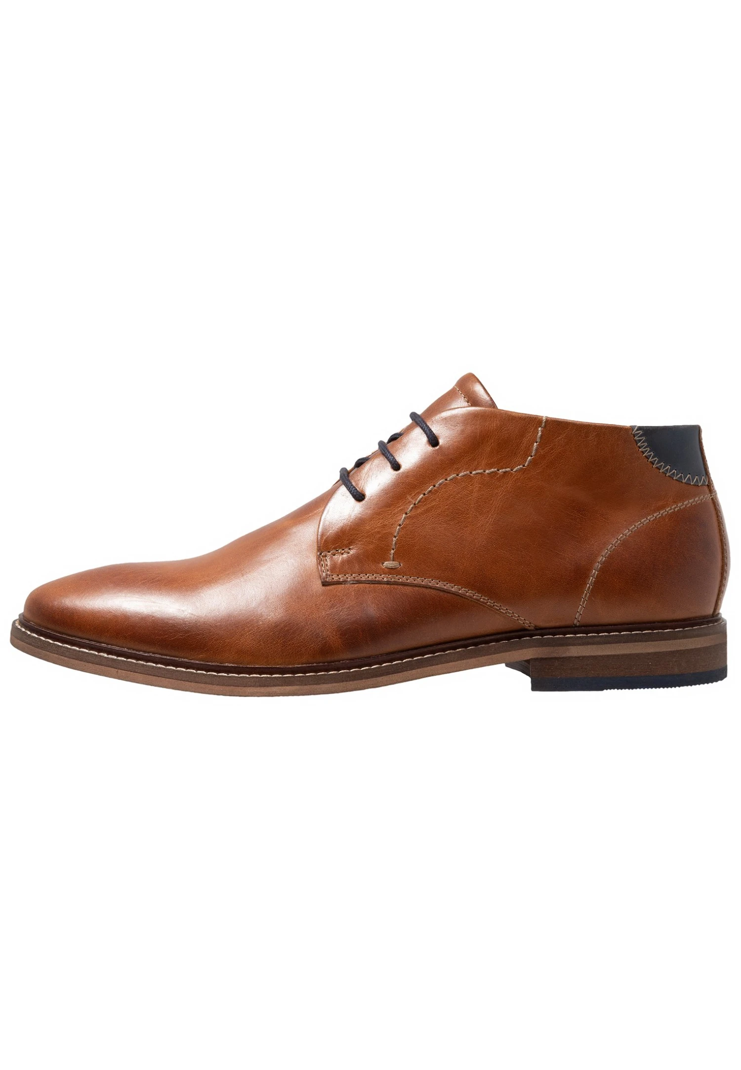 Pier One Leather - Veterschoenen - Cognac 2 Pier One Leather - Veterschoenen - Cognac