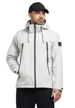 Khujo Adam - Regenjas - Hellgrau -Herenkleding Winkel c45fded1cd86483c9d203fe9dec644b6