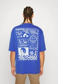 YOURTURN Unisex - T-Shirt Print - Blue 9 YOURTURN Unisex - T-Shirt Print - Blue -Herenkleding Winkel d55d347e946e44aa8eef446fe6e957c5