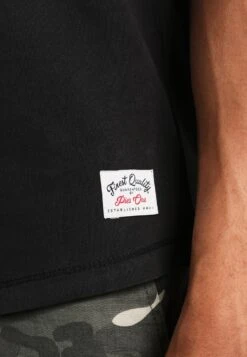 Pier One Garment Tee - T-Shirt Basic - Black -Herenkleding Winkel d7d65e25c1034ac4a390973ab6342d9a