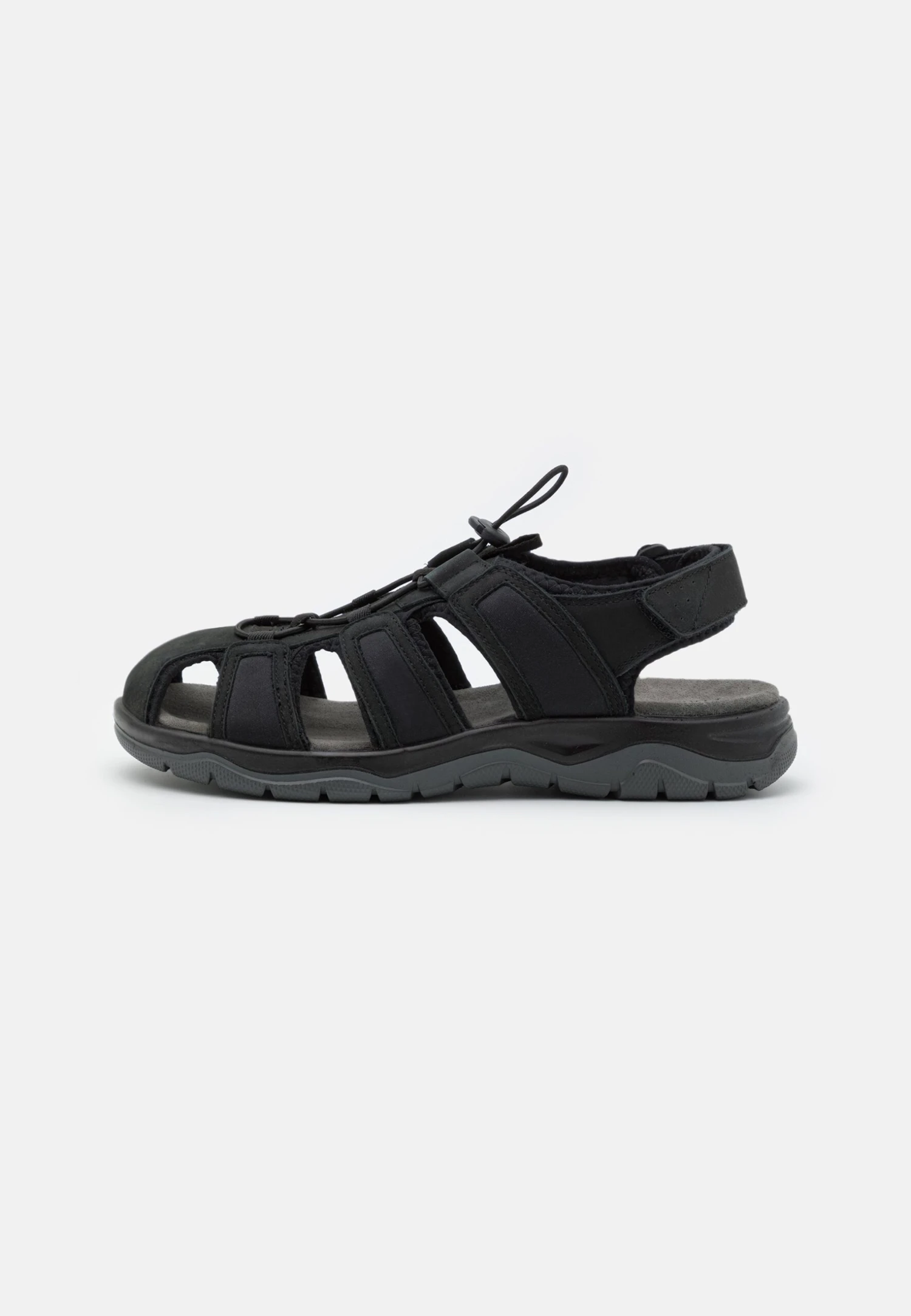 Pier One Leather - Outdoorsandalen - Black 3 Pier One Leather - Outdoorsandalen - Black