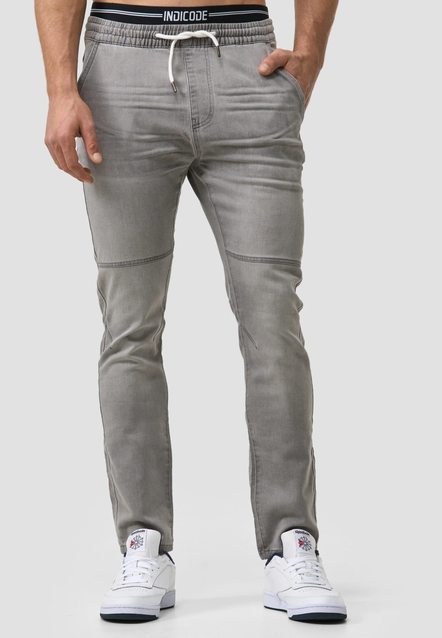 Indicode Jeans Fabrizio - Slim Fit Jeans - Vintage Grey 3 Indicode Jeans Fabrizio - Slim Fit Jeans - Vintage Grey