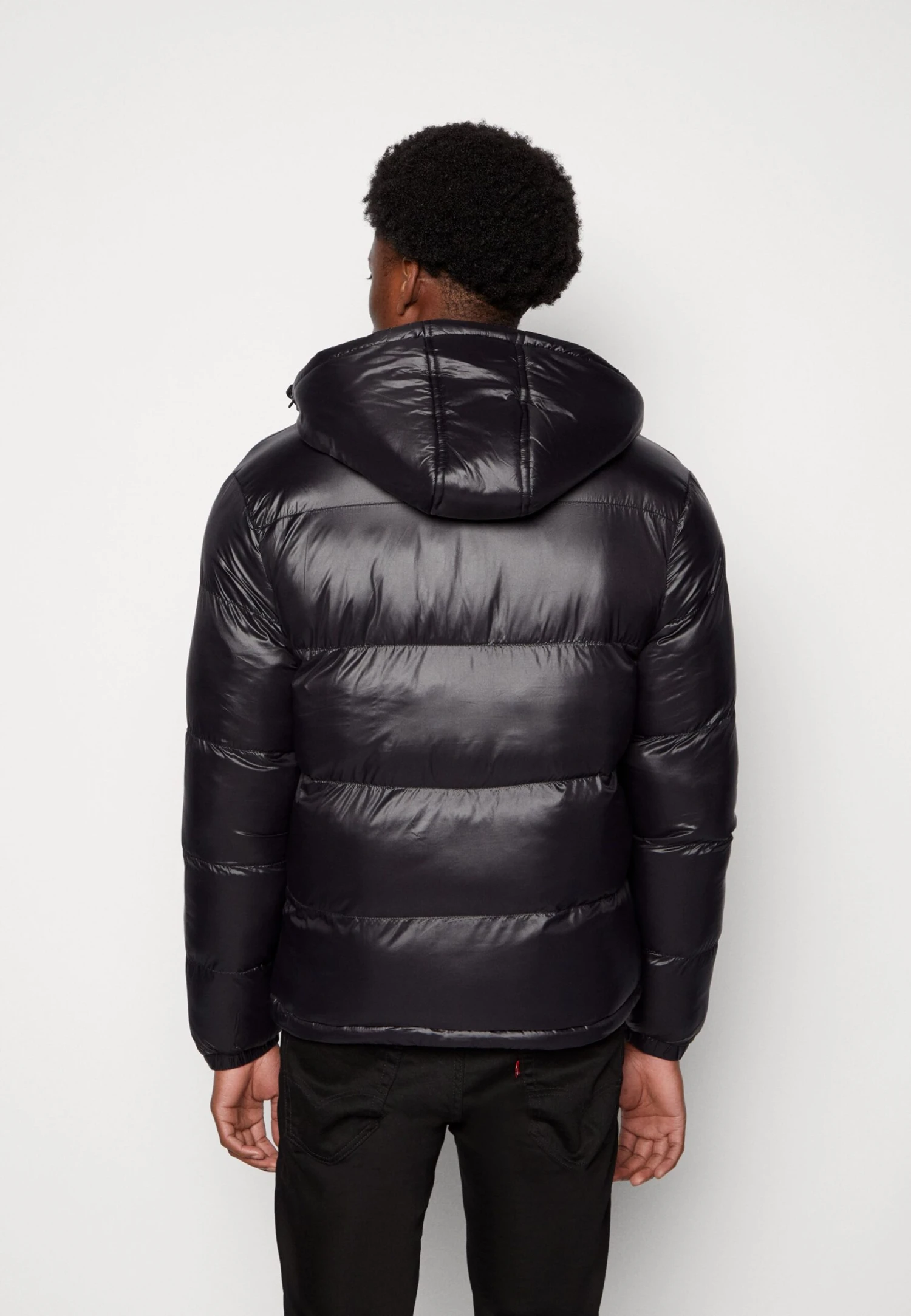 Racer Logo Puffer Jacket - Winterjas - Black 5 Racer Logo Puffer Jacket - Winterjas - Black - Afbeelding 3