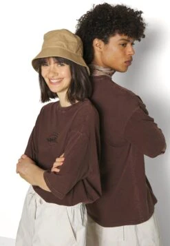 YOURTURN Unisex - T-Shirt Print - Dark Brown 11 YOURTURN Unisex - T-Shirt Print - Dark Brown -Herenkleding Winkel ed0047be63e54a299600a138edfa9bf3