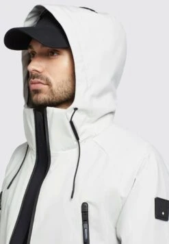 Khujo Adam - Regenjas - Hellgrau -Herenkleding Winkel f2ed6511727a4d16ae89f9269239cf96