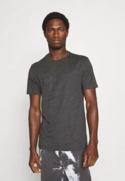 Pier One 3 Pack - T-Shirt Basic - Black/Mottled Dark Grey/Bordeaux -Herenkleding Winkel fbb1fa11fda54722bafd9df33f46d342